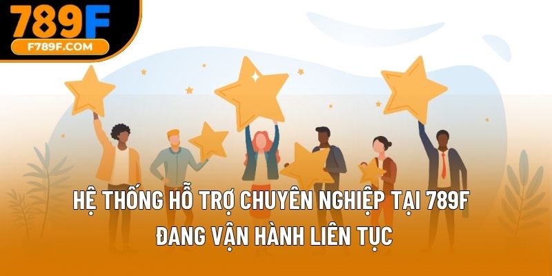 Hệ thống hỗ trợ chuyên nghiệp tại 789F đang vận hành liên tục