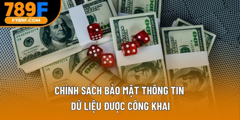 Chính sách bảo mật thông tin, dữ liệu được công khai