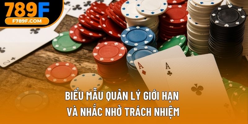 Biểu mẫu quản lý giới hạn và nhắc nhở trách nhiệm